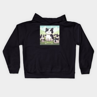 The Cow Cat Army Kids Hoodie